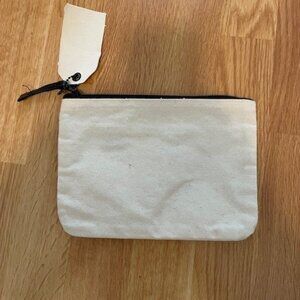 Cotton Zippered Pouch